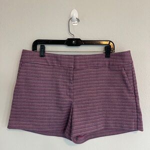 LOFT Textured Riveria Shorts Size 12
